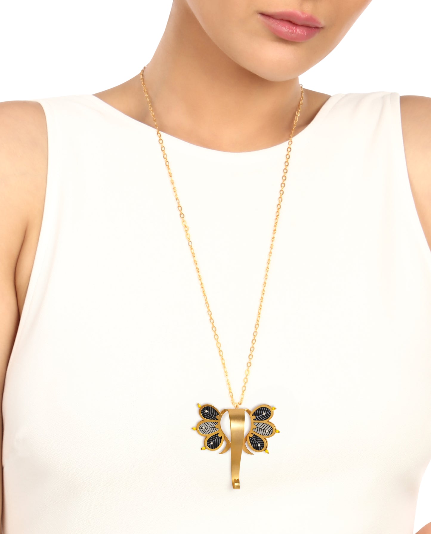 Gaj Raj Gond Art Necklace