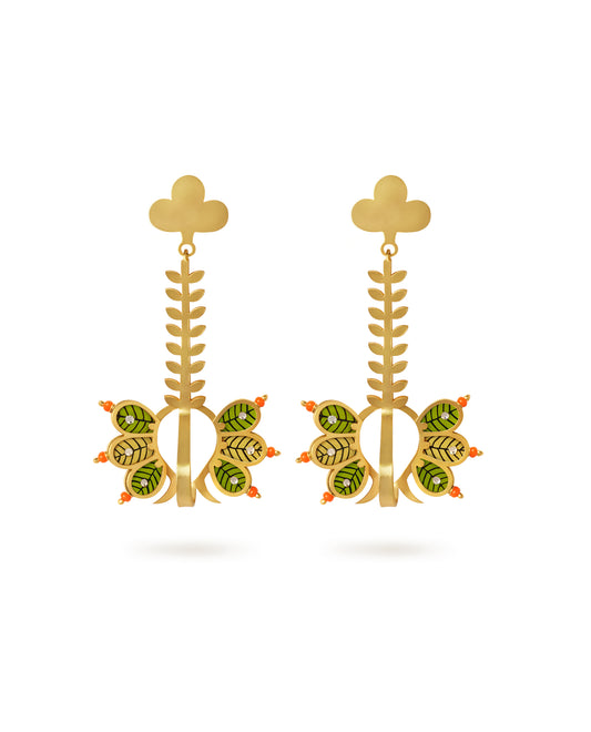 Gajwani Gond Art Earrings