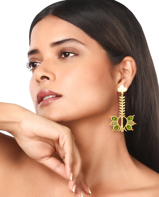 Gajwani Gond Art Earrings