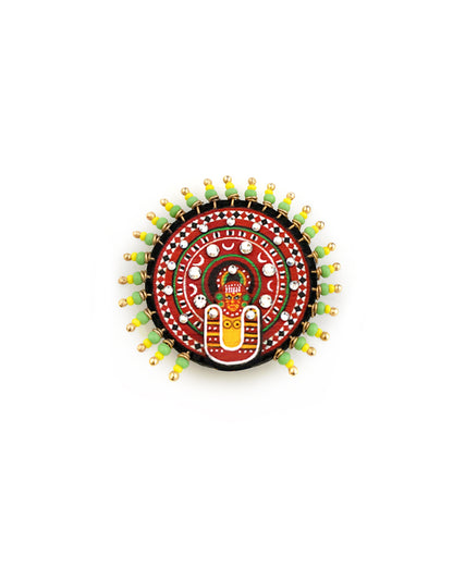 CHAMUNDI THEYYAM BROOCH