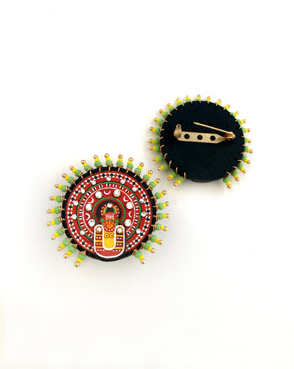 CHAMUNDI THEYYAM BROOCH