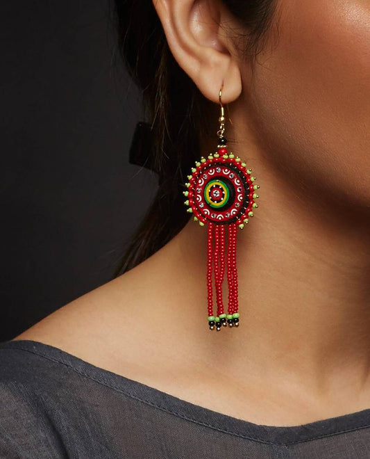 THEYYAM DANGLER (RED)