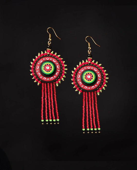 THEYYAM DANGLER (RED)