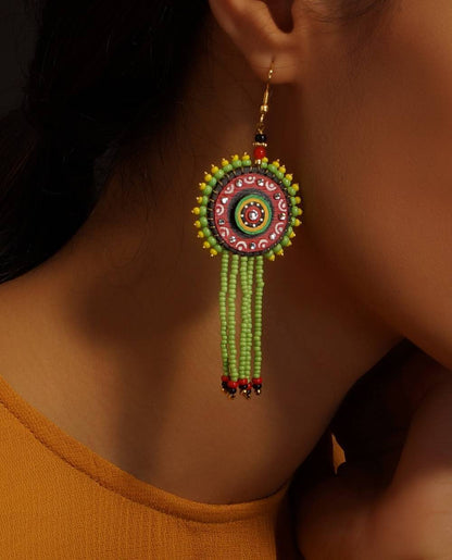 THEYYAM DANGLER (GREEN)