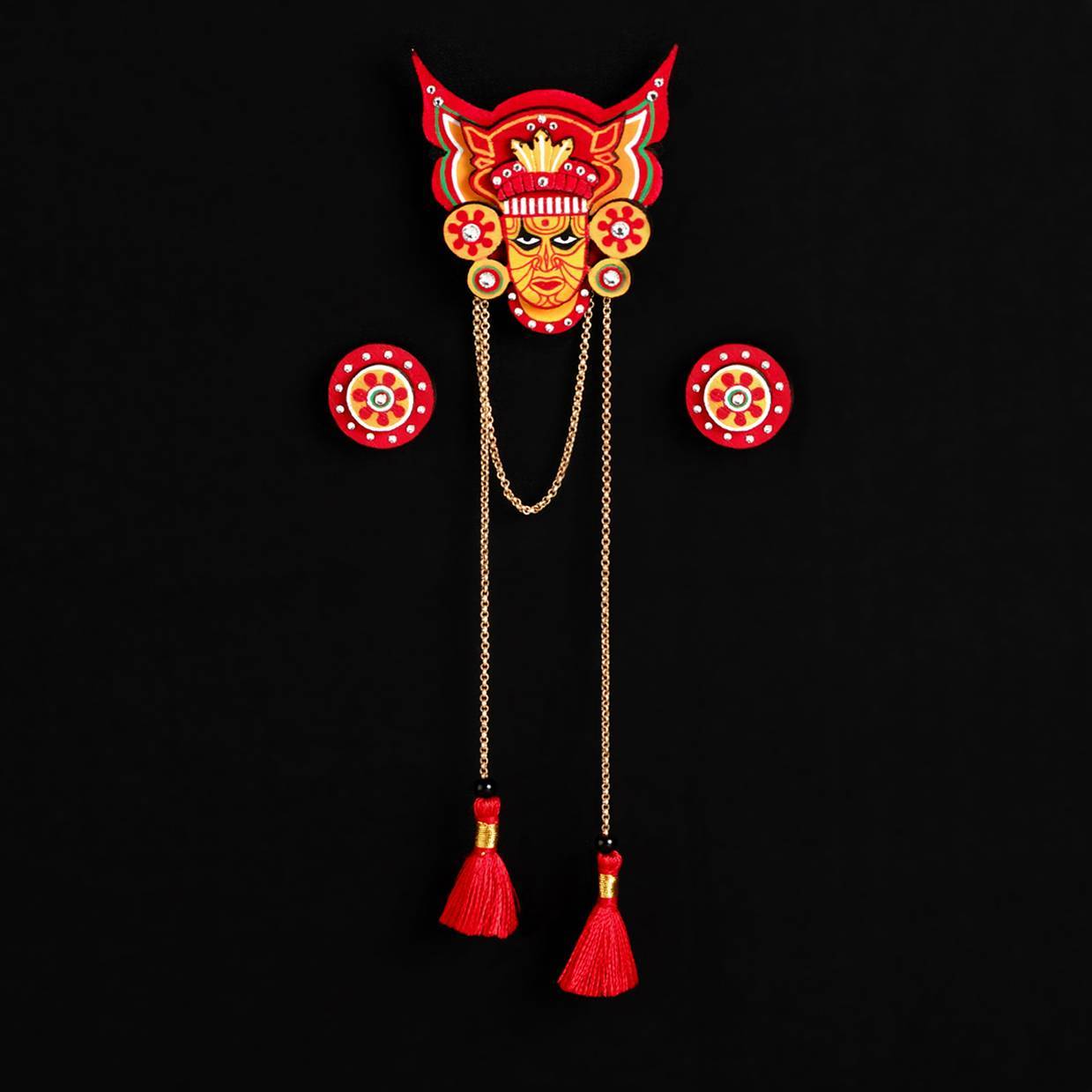 VISHNU THEYYAM BROOCH