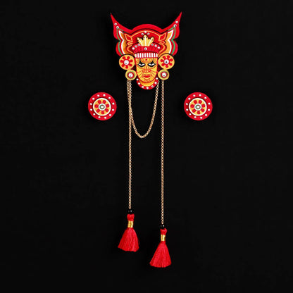 VISHNU THEYYAM BROOCH