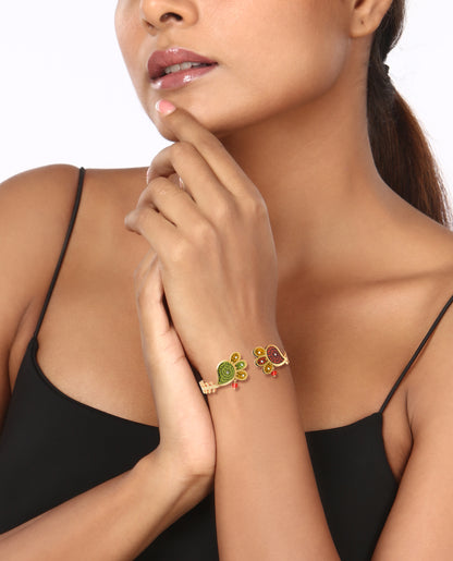 Hathi Sathi Gond Art Bracelet