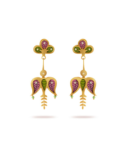 Madhur Mahua Gond Art Earrings