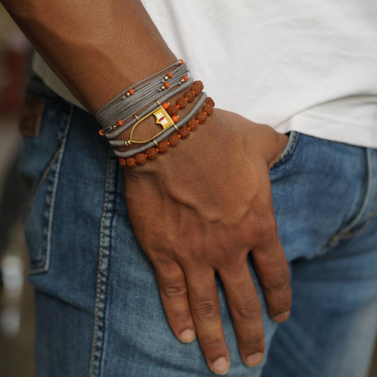 Grey Bracelet for Men  Chibuntu